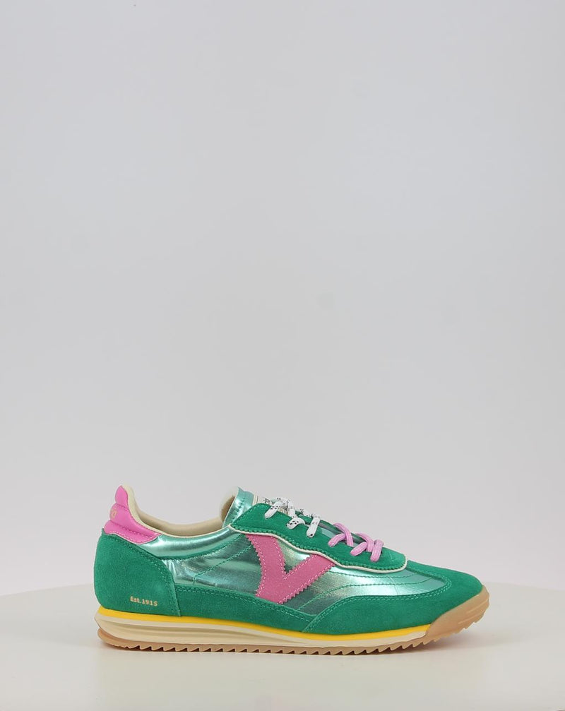 Sneakers VICTORIA SATURNO NYLON & SERRAJE METAL 1158111 turchese