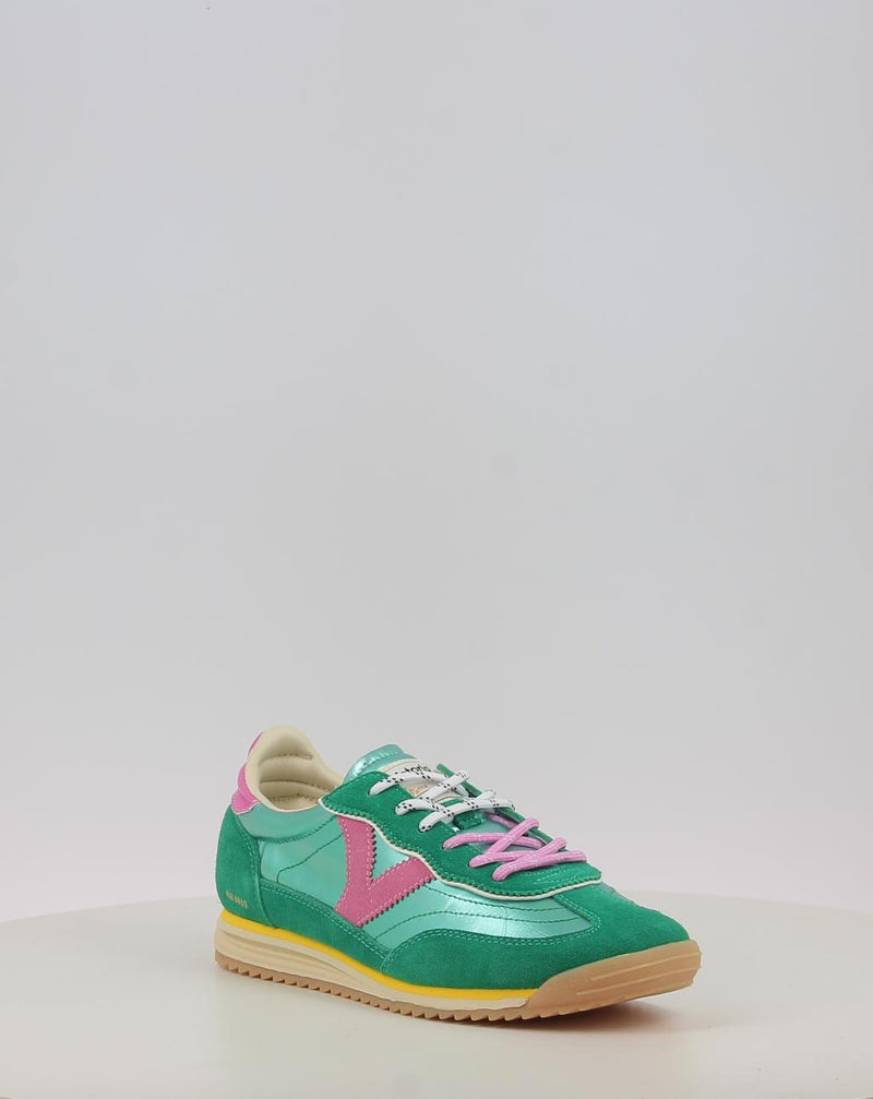 Sneakers VICTORIA SATURNO NYLON & SERRAJE METAL 1158111 turchese
