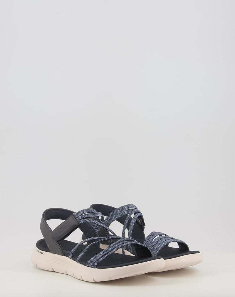 Sandali SKECHERS GO WALK FLEX SANDAL - 141473 blu