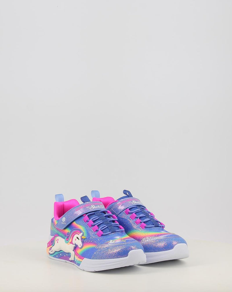 Sneakers SKECHERS S-LIGHTS UNICORN CHASER 302298N-L blu