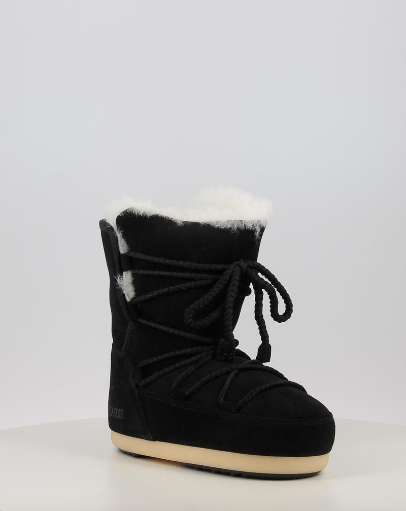 Stivali MOON BOOT MB EVX BOOT SUEDE / SHEARLING nero