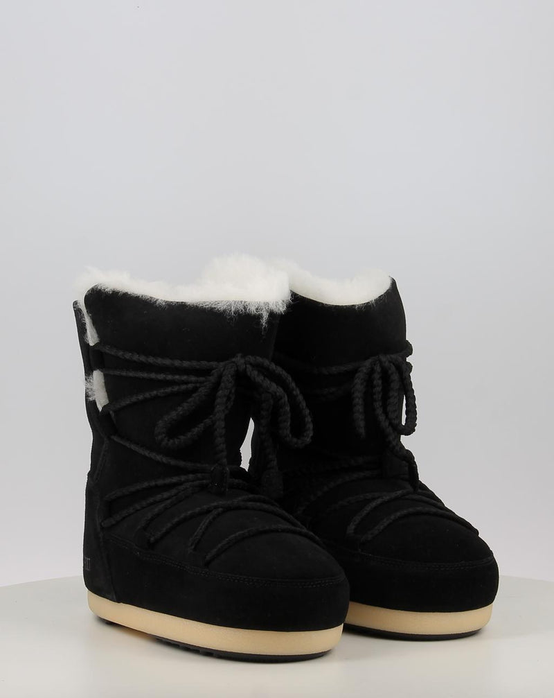 Stivali MOON BOOT MB EVX BOOT SUEDE / SHEARLING nero