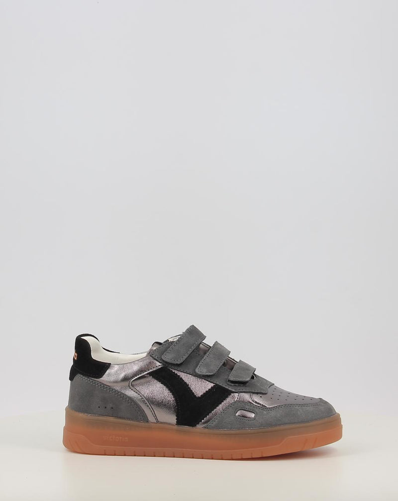 Sneakers VICTORIA SEÚL TIRAS SERRAJE & METAL 1257141 grigio