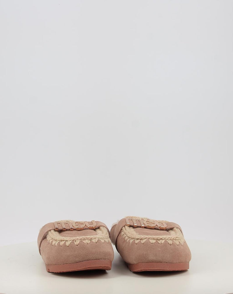 Zoccoli MOU WINTER BIO SLIDE - LOGO beige