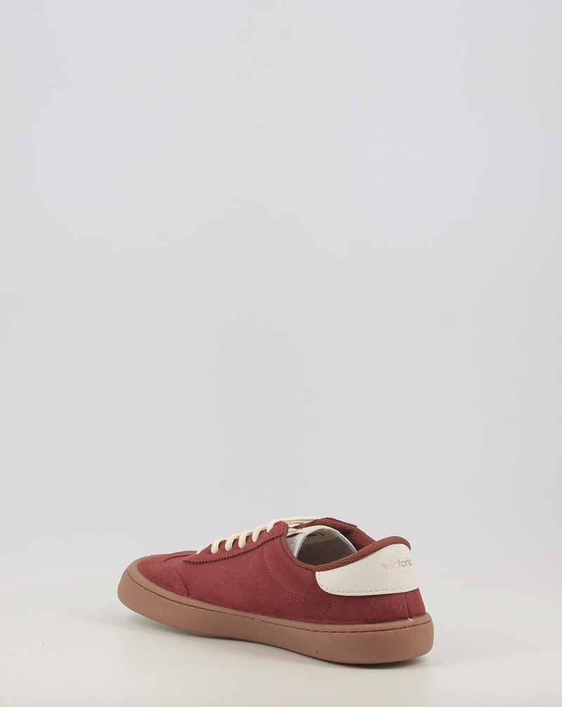 Sneaker VICTORIA OLMO BAREFOOT EFECTO PIEL & SERRAJE 1186103 granata