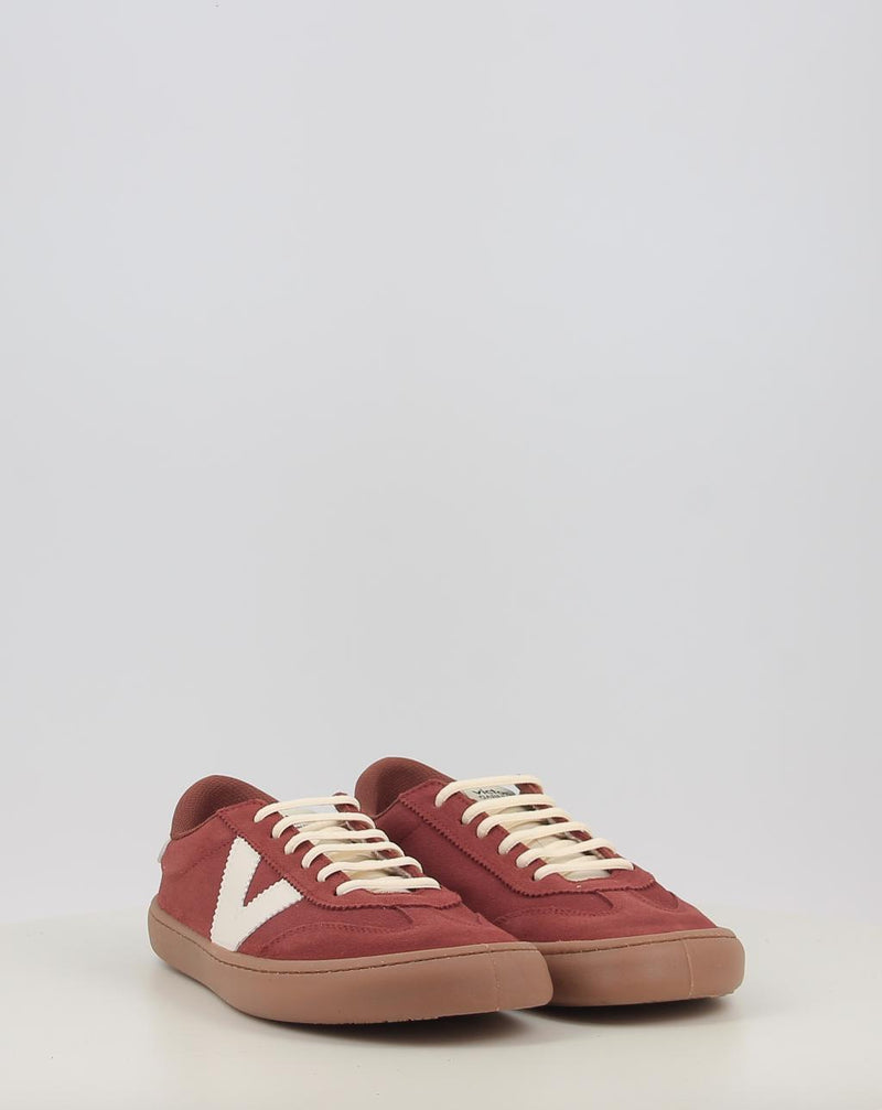 Sneaker VICTORIA OLMO BAREFOOT EFECTO PIEL & SERRAJE 1186103 granata