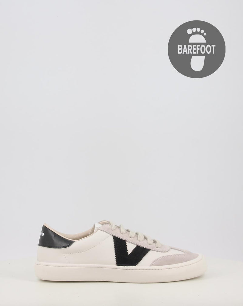 Sneaker VICTORIA OLMO BAREFOOT EFECTO PIEL & SERRAJE 1186100 bianco