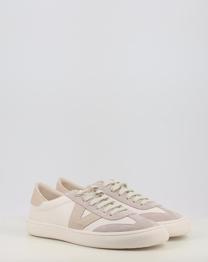 Sneaker VICTORIA OLMO BAREFOOT EFECTO PIEL & SERRAJE 1186100 bianco