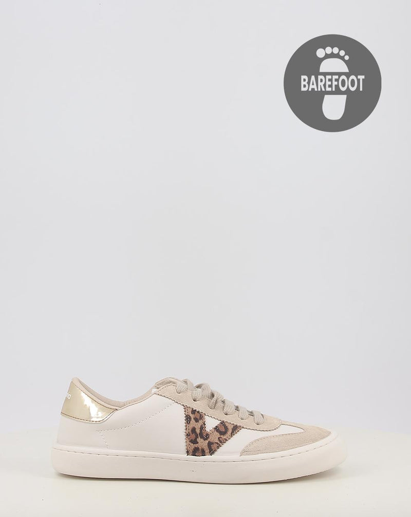 Sneaker VICTORIA OLMO BAREFOOT EFECTO PIEL & SERRAJE 1186101 bianco