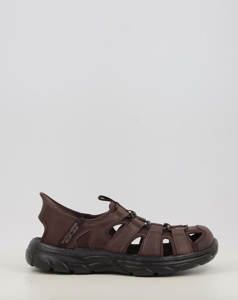 Sandali SKECHERS SLIP-INS: REVOLTED - VARTAN 205182 marrone