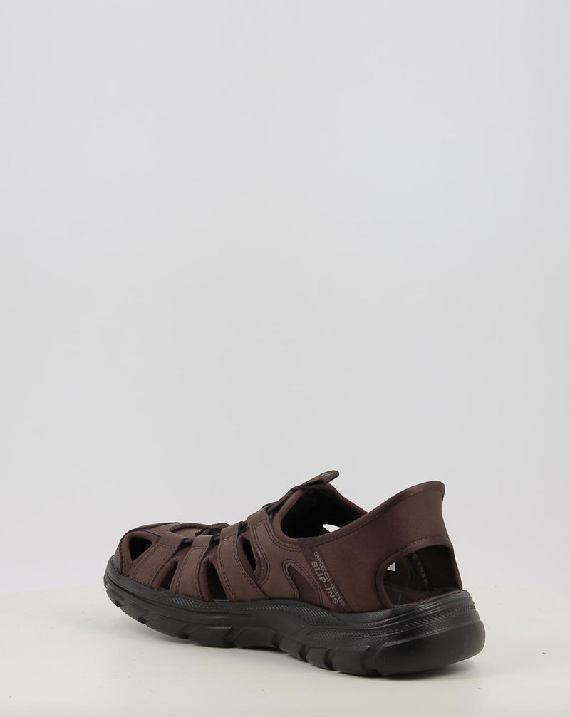 Sandali SKECHERS SLIP-INS: REVOLTED - VARTAN 205182 marrone