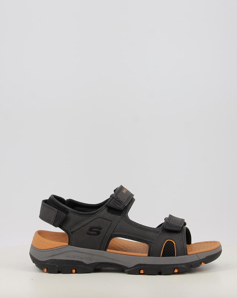 Sandali SKECHERS RELAXED FIT: TRESMEN - HIRANO 204106 nero
