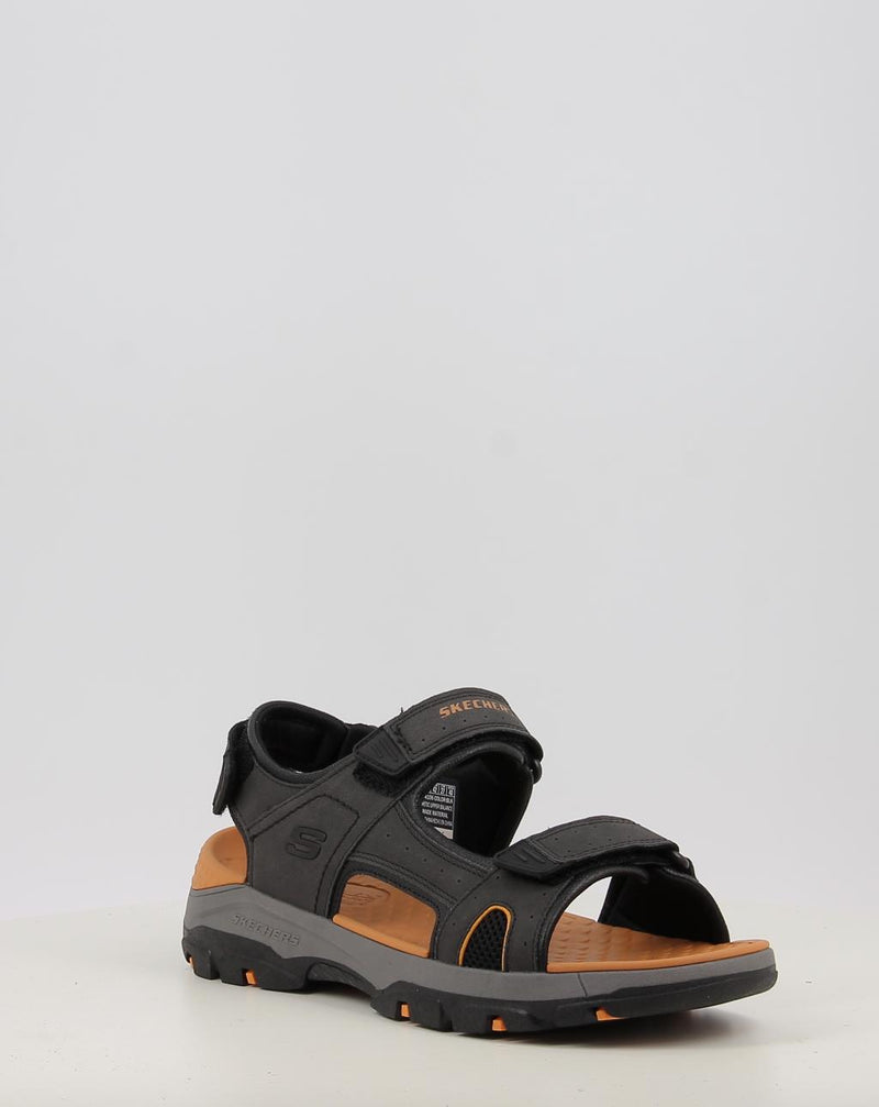 Sandali SKECHERS RELAXED FIT: TRESMEN - HIRANO 204106 nero