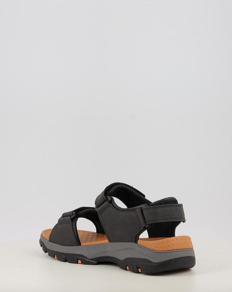 Sandali SKECHERS RELAXED FIT: TRESMEN - HIRANO 204106 nero