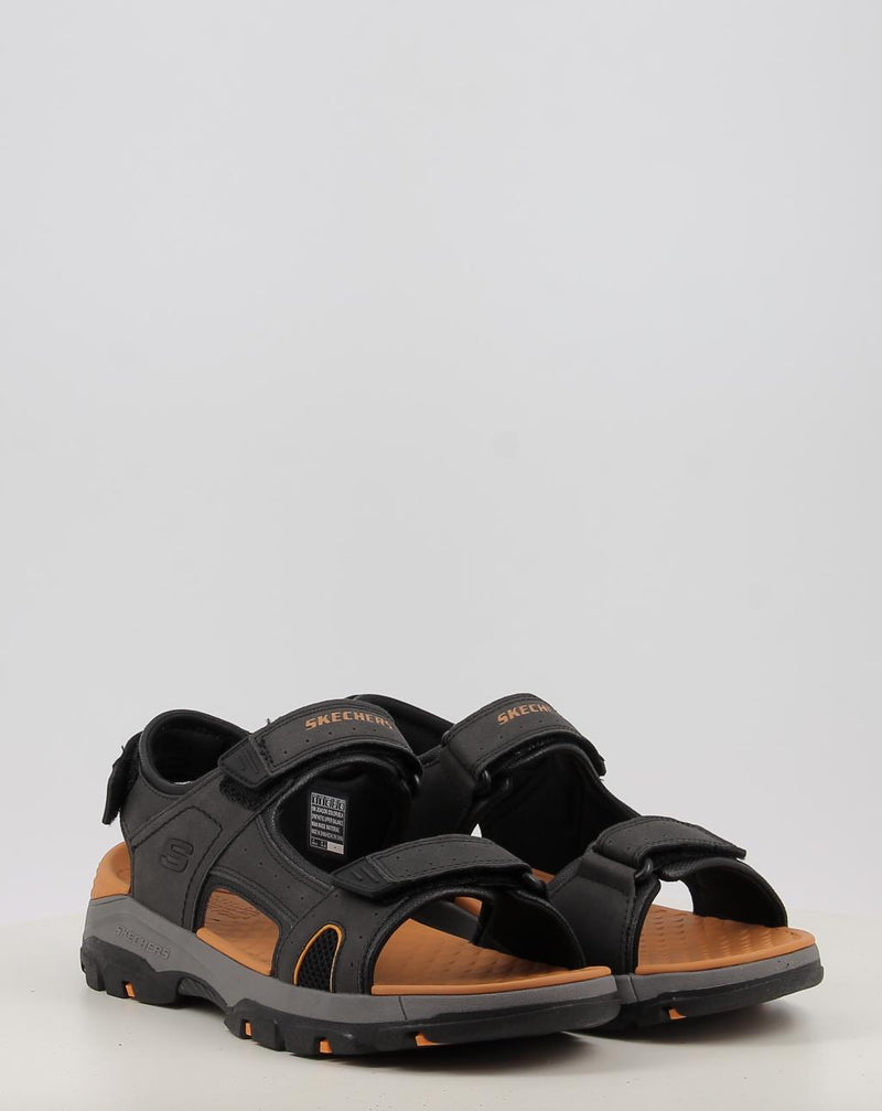 Sandali SKECHERS RELAXED FIT: TRESMEN - HIRANO 204106 nero