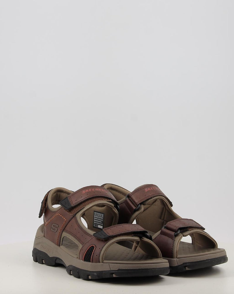 Sandali SKECHERS RELAXED FIT: TRESMEN - HIRANO 204106 marrone