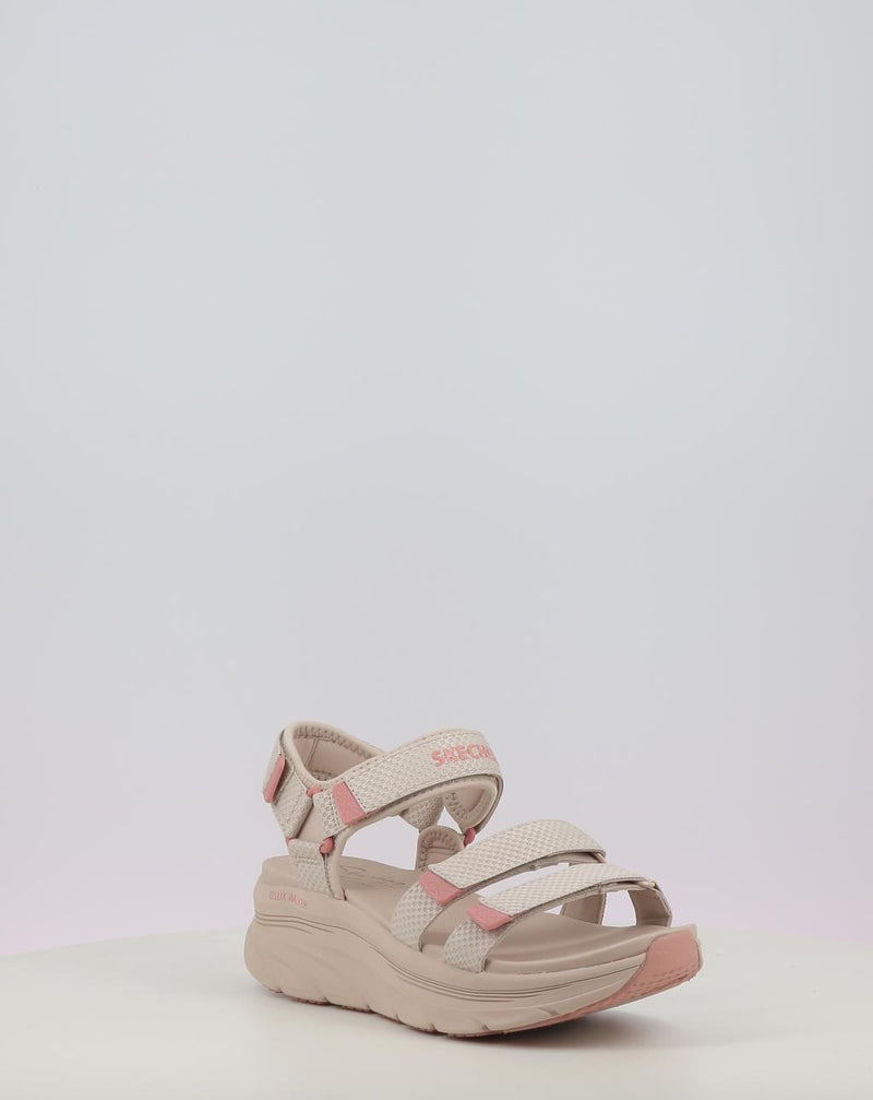 Sandali SKECHERS D'LUX WALKER SANDAL - SEA-SCAPE 119826 taupe