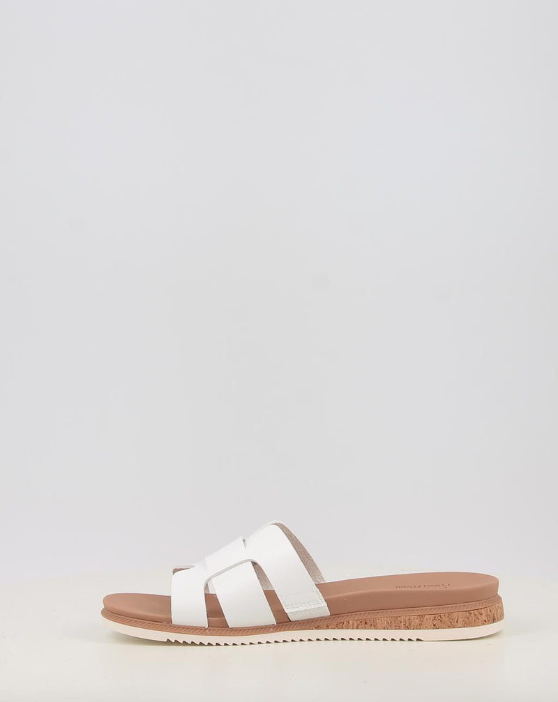 Sandali SKECHERS BOBS DESERT KISS LOW - PEAK LOOK 114707 bianco