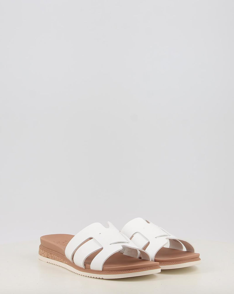 Sandali SKECHERS BOBS DESERT KISS LOW - PEAK LOOK 114707 bianco