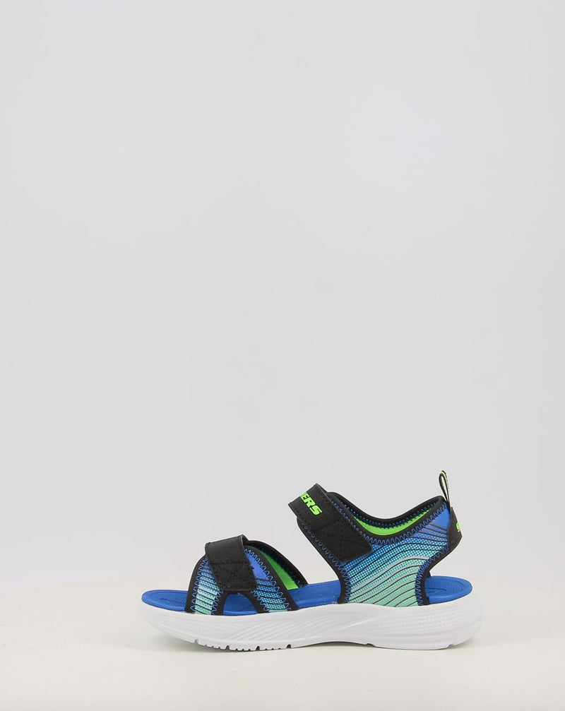 Sandali SKECHERS MICROSPEC-SPLASH blu