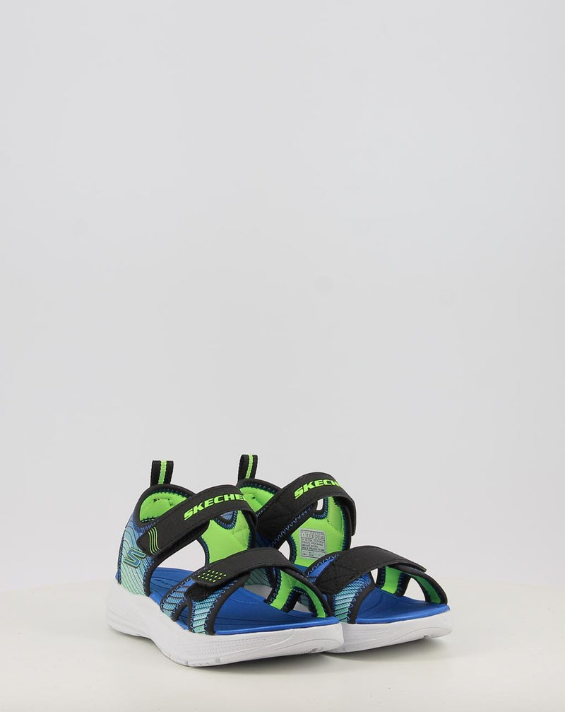 Sandali SKECHERS MICROSPEC-SPLASH blu