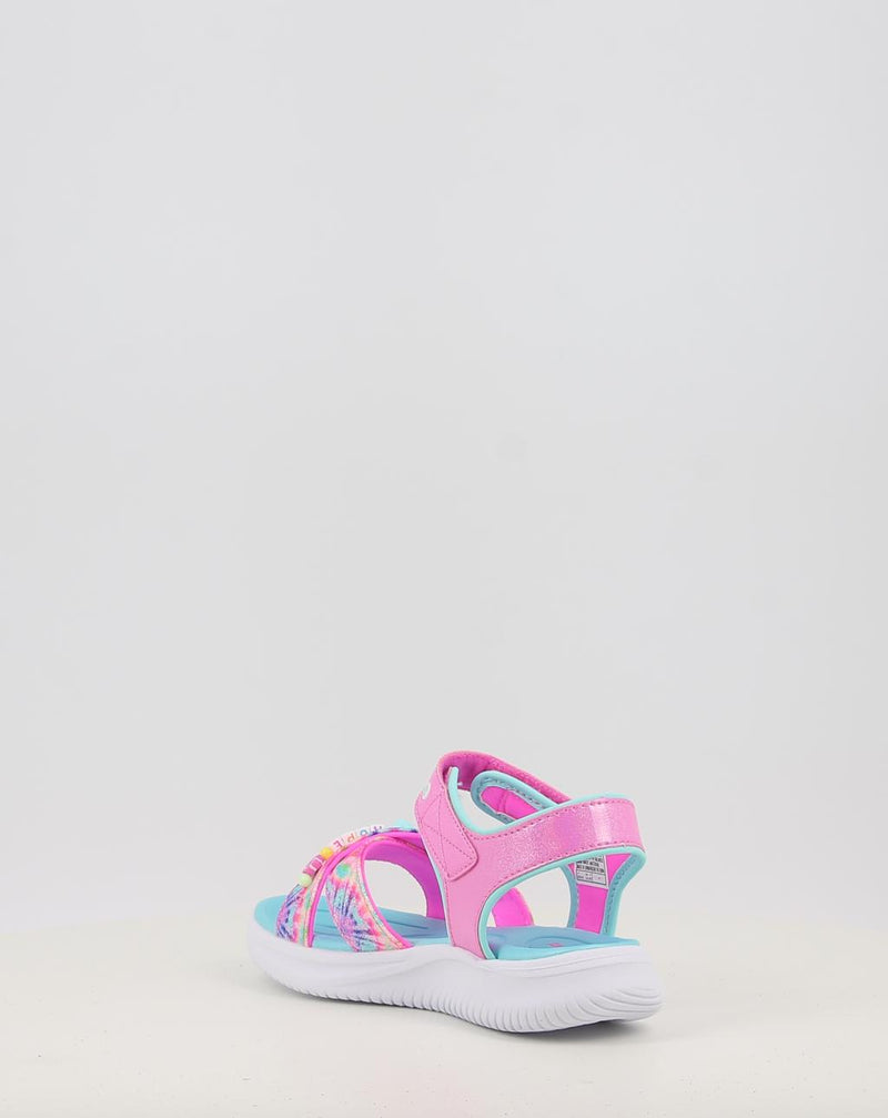 Sandali SKECHERS JUMPSTERS SANDAL - TIE DYE BFFS 303045L rosa