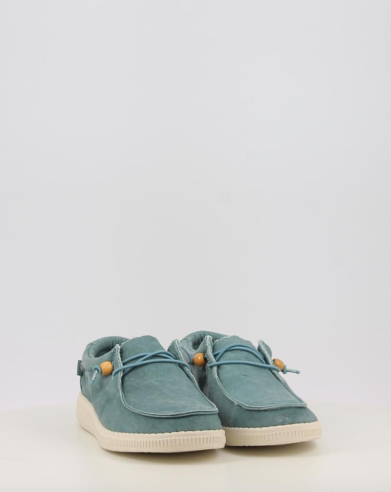 Scarpe barca WALK IN PITAS WP150 WALLABI WASHED blu