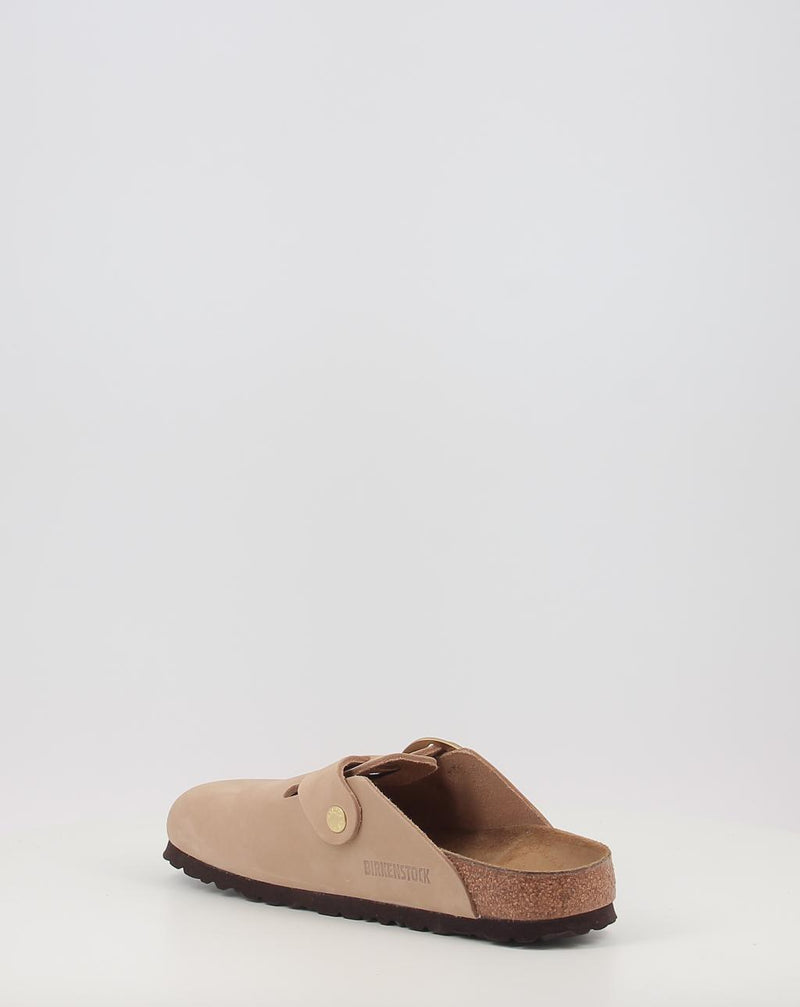 Zoccoli BIRKENSTOCK Boston Big Buckle LENB Sandcastle sabbia