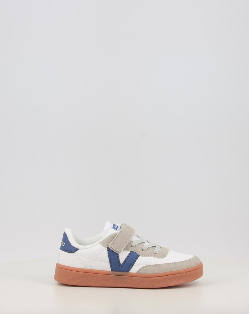 Sneakers VICTORIA OSLO EFECTO PIEL & COLOR 1256102 bianco