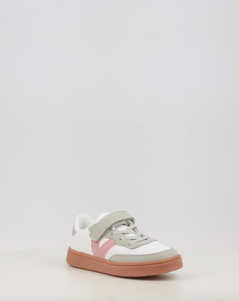 Sneakers VICTORIA OSLO EFECTO PIEL & COLOR 1256102 bianco