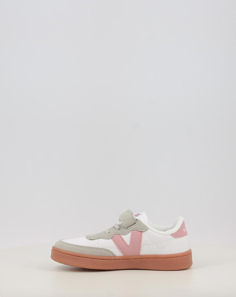 Sneakers VICTORIA OSLO EFECTO PIEL & COLOR 1256102 bianco