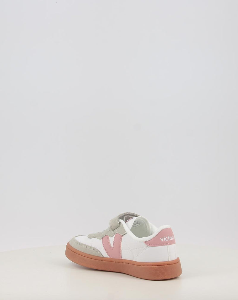 Sneakers VICTORIA OSLO EFECTO PIEL & COLOR 1256102 bianco
