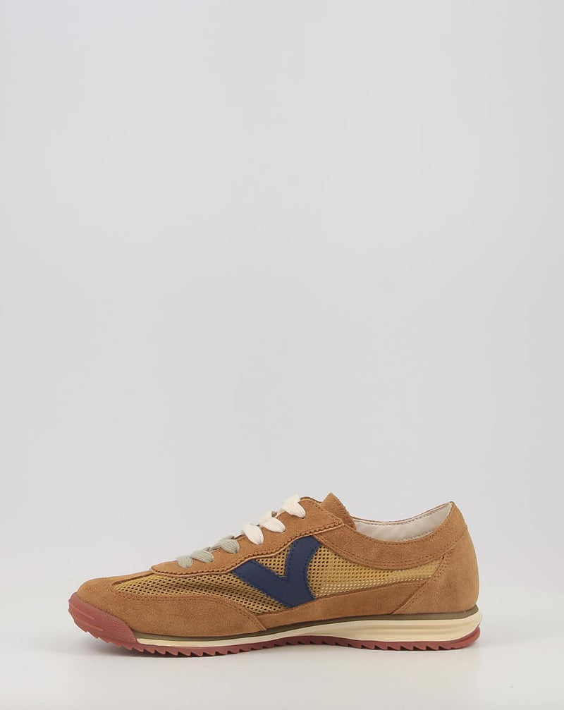 Sneaker VICTORIA SATURNO & REJILLA MULTICOLOR 1158106 cuoio